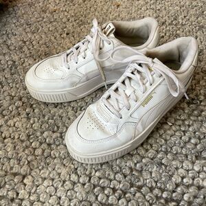 Puma Classic White Leather Sneakers